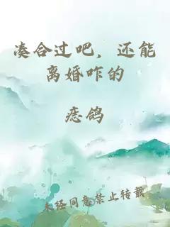 湊合過吧，還能離婚咋的