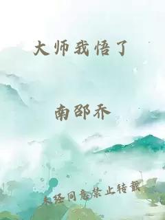 大師我悟了