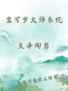 寶可夢(mèng)大師系統(tǒng)
