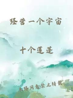 經(jīng)營一個宇宙