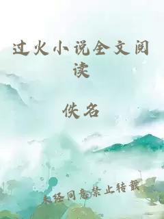 過火小說全文閱讀