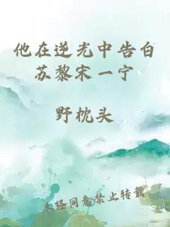 他在逆光中告白蘇黎宋一寧