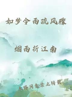如夢(mèng)令雨疏風(fēng)驟