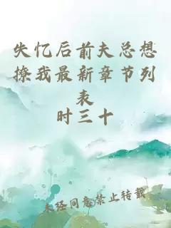 失憶后前夫總想撩我最新章節(jié)列表