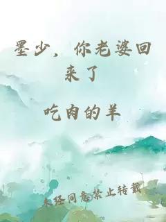 墨少，你老婆回來了