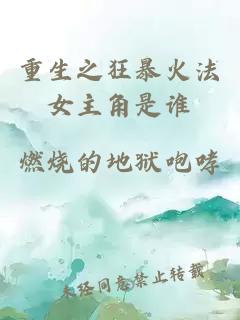 重生之狂暴火法女主角是誰(shuí)