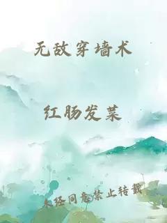 無敵穿墻術(shù)