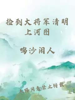 撿到大將軍清明上河圖