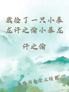 我撿了一只小暴龍許之愉小暴龍