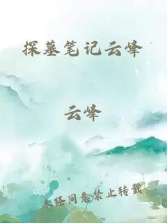 探墓筆記云峰